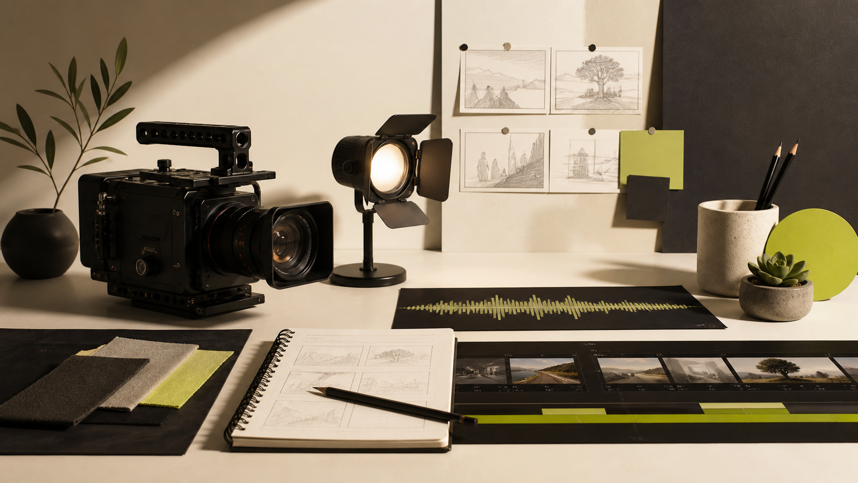 Illustration production audiovisuelle