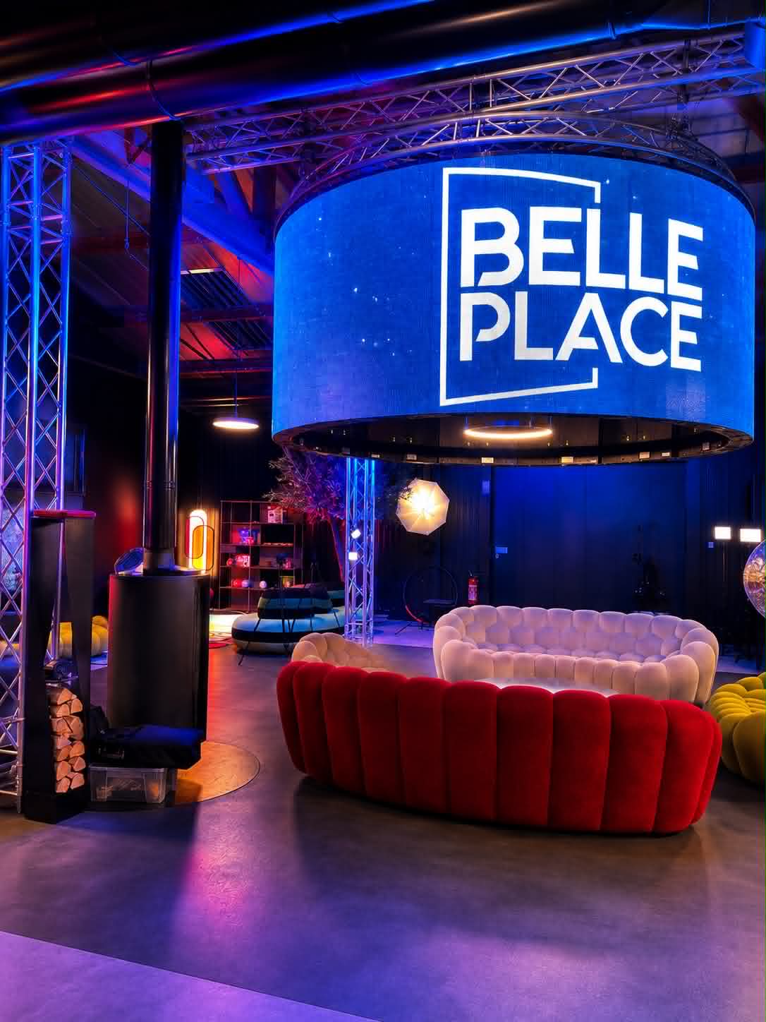 Salon et plateau du Studio Belle Place